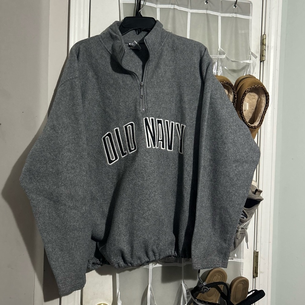 Old Navy Gray Quarterzip